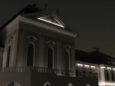 Presidential palace - 2019 reconstruction - Bratislava Slovakia 3D model