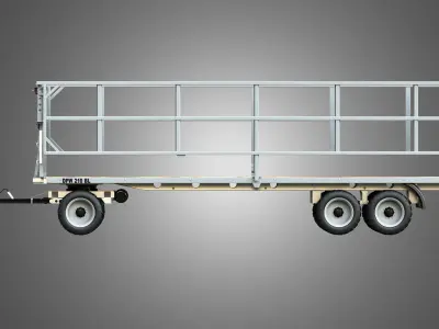 Fliegl DPW 210 Trailer 3D model