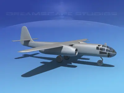 Arado AR 234B Blitz VBM 3D model