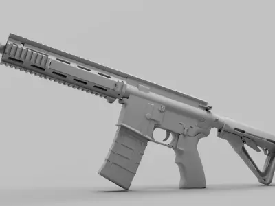 L119A2 - High Detail 3D model