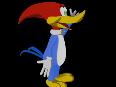 Woody Woodpecker 3D model