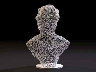 Mozart Bust 3D print model