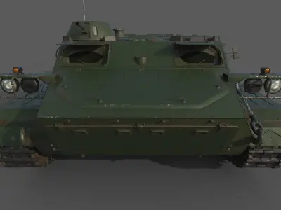 MT-LB armored vehicle 3D model