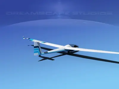 Glaser-Dirks DG-300 Glider V14 3D model