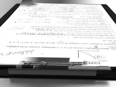 Folder note 3D model