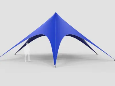 Star Tent 3D model