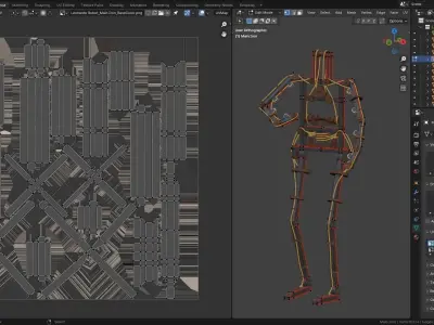Da Vinci Inventions - Leonardo Robot Low-poly 3D model