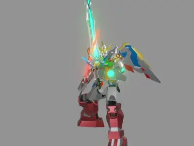 The Mecha Attacker 21 3D model