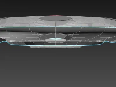 Double Inverted Coanda Craft - Concept 3D model