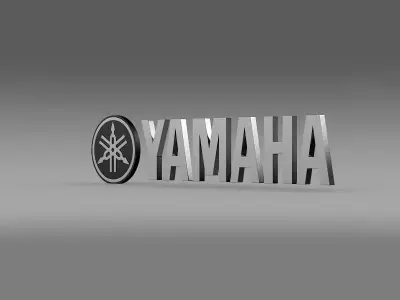 Yamaha Logo 3D model