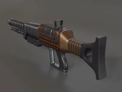 Sci-Fi Rifle 3D model