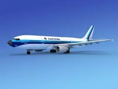 Airbus A300 Eastern 1 3D model