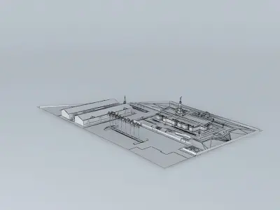LDS.Temple Veracruz, Mexico.Templo Mormon 93 rd. operating te... Free 3D model