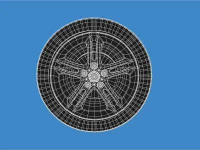 Car Tyre Free 3D model