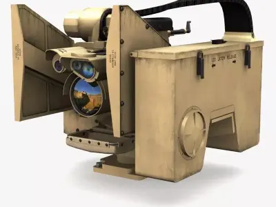 Crows Kongsberg Low-poly 3D model