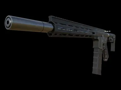 rigglegun Low-poly 3D model