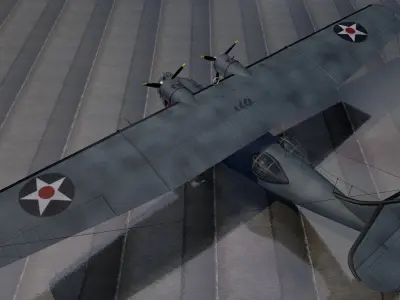 Consolidated PBY-5 Catalina 3D model