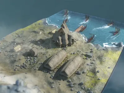 Viking Bay 3D model