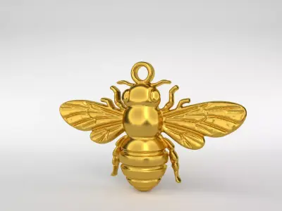 Bee Pendant 3D print model