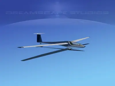 DG-400 15-Metre Motorglider V11 3D model