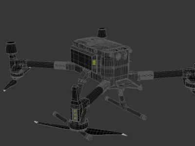 DJI Matrice 300 Rtk Quadcopter Drone 3D model