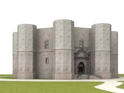 Castel del Monte Apulia 3D model