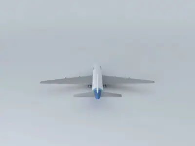 ATI DC 8 62HCF At LAX Free 3D model