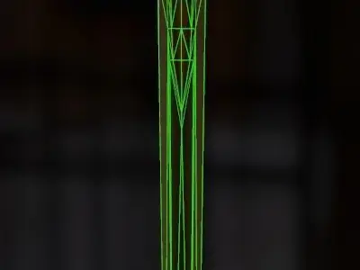 FANTASY SWORD Low-poly 3D model 27