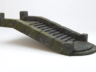 Stone Steps V2 3D model