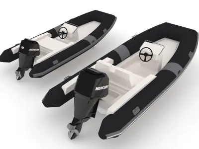 Northstar Tender Boat model 550 - 460 3D model