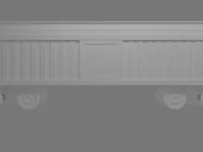 Cargo Train 3D model buy