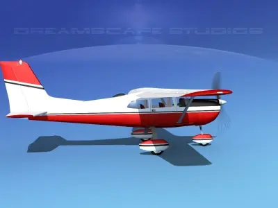 Cessna 175 Skylark V13 3D model
