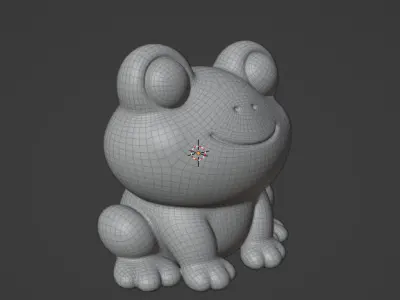 Frog Character 3D model  3D model