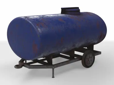 trailer tank 3D model