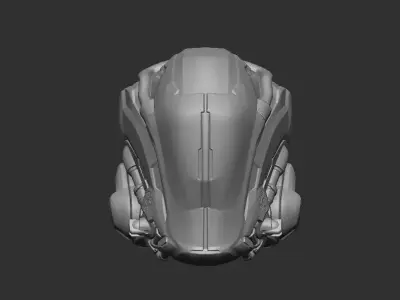 Sci fi Helmet  - Headsculpt for Action Figures 3D print model 3D print model purchase