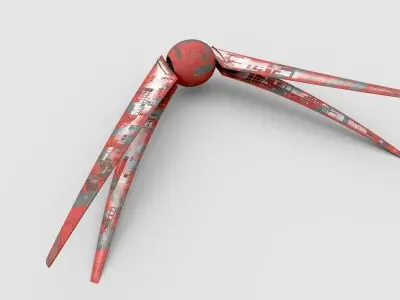 Sci-Fi Vehicle Low-poly 3D model