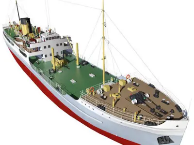 Merchant Ship 3D model