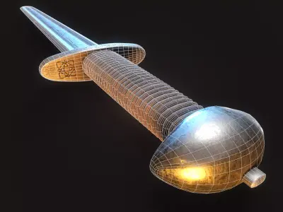 Viking Sword Free low-poly 3D model