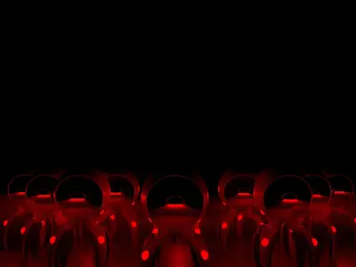 Nano robots 3D model