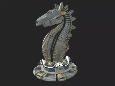 Trojan Horse  Low-poly 3D model