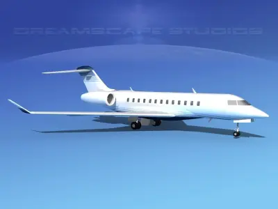 Global Express 6000 V05 3D model