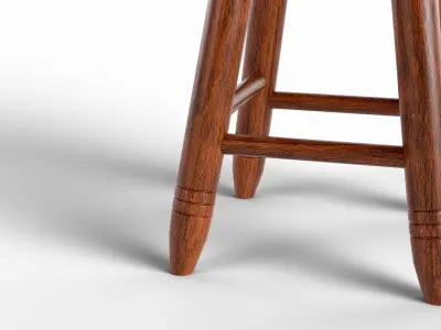Bench Free 3D model 6