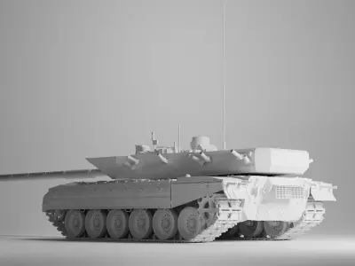 Object 168 Zhestokiy 3D model