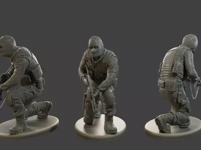 CzechSlovak Police Tactical Unit CPTU2 004 3D print model