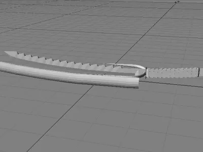 Sword - Fantasy Type 3 3D model