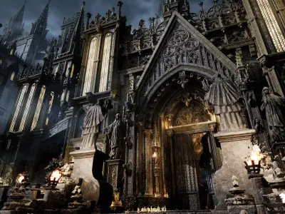 Medieval Second Megabundle 6 Environments Low-poly 3D model