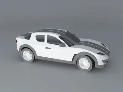 Japanese Sports car Free 3D model