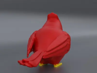 Cute cardinal Free 3D print model