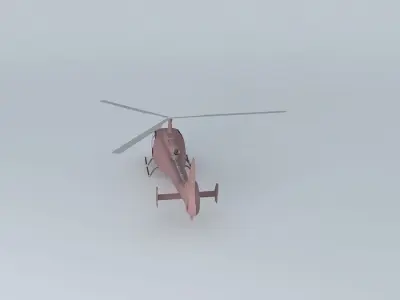 Aerospatiale 342 Gazelle Free 3D model