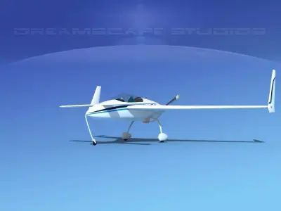 Rutan VariEze V09 3D model